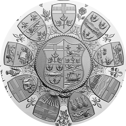 Reference image of 1 Kilogram Pure Silver Coin - Archival Treasures: 1912 Heraldic Design