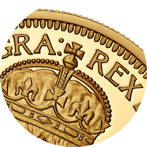 Reference image of 1 oz. Pure Gold Coin - Canada's Rarest Coins: 1936 Dot 10 Cents