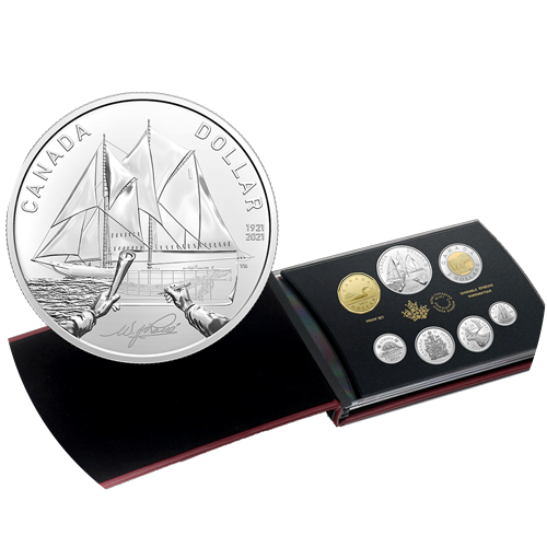 Special Edition Silver Dollar Set - 100<sup>th</sup> Anniversary of  Bluenose