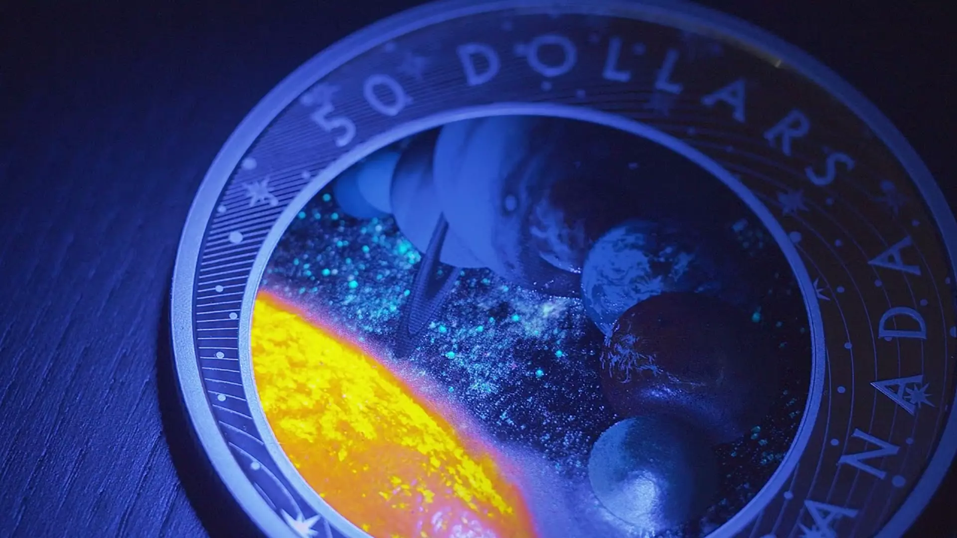 5 oz. Pure Silver Coin - The Solar System | The Royal Canadian Mint