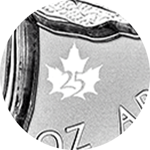 Reference image of 1 oz. Pure Silver Coin - Super Incuse Silver Maple Leaf