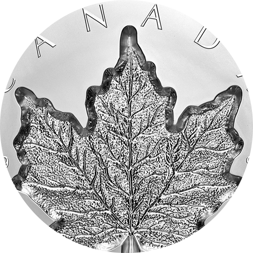Reference image of 1 Kilogram Pure Silver Coin – Super Incuse Silver Maple Leaf