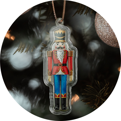 Reference image of 1 oz. Pure Silver Coloured Coin – The Nutcracker: Soldier