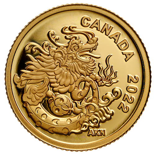 Your lucky gold dragon for 2022