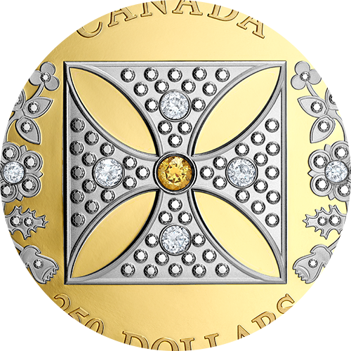 Reference image of 2 oz. Pure Gold Coin – Her Majesty Queen Elizabeth II’s Diamond Diadem