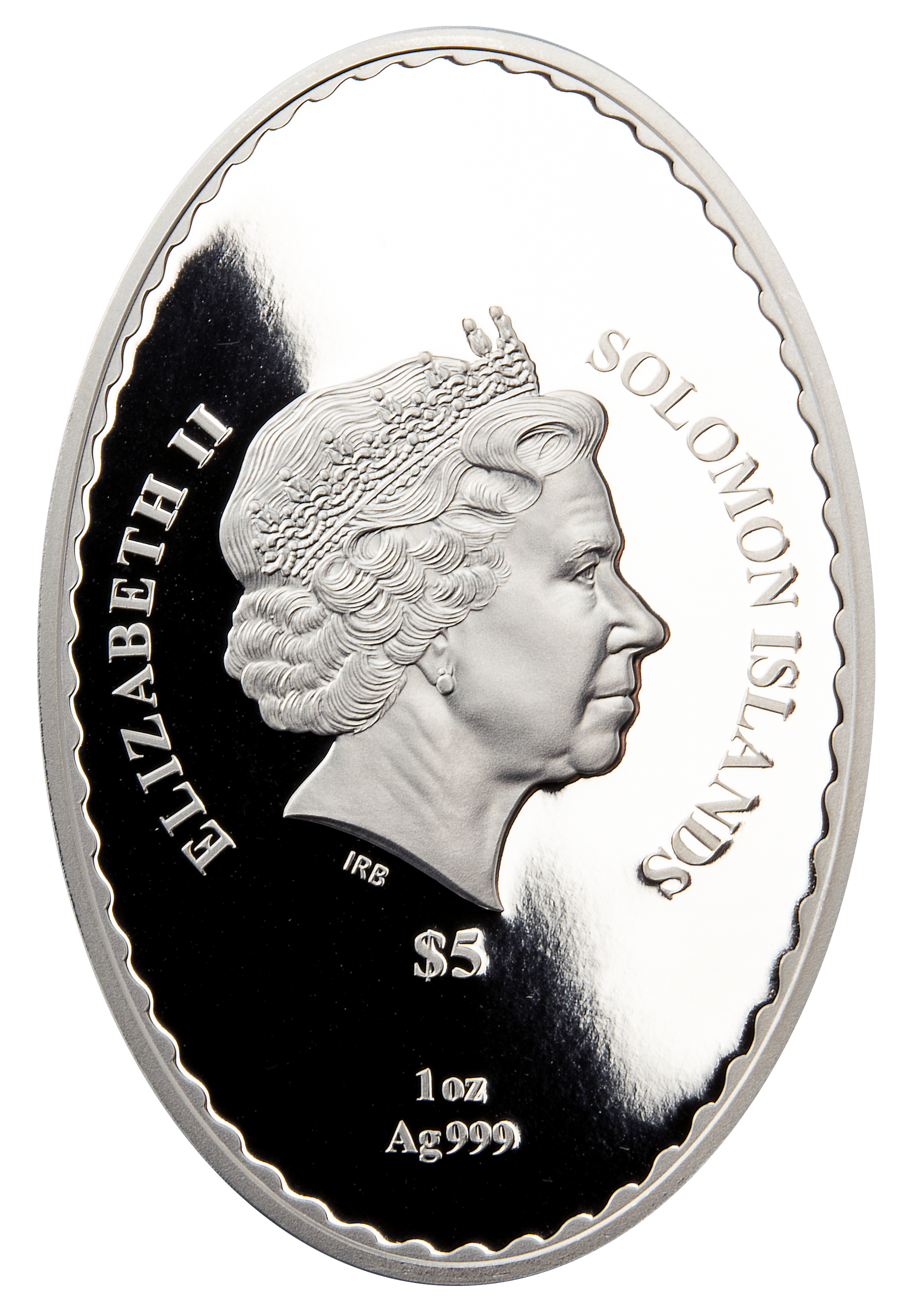 Reference image of 1 oz. Pure Silver Matryoshka Coin - Father Frost