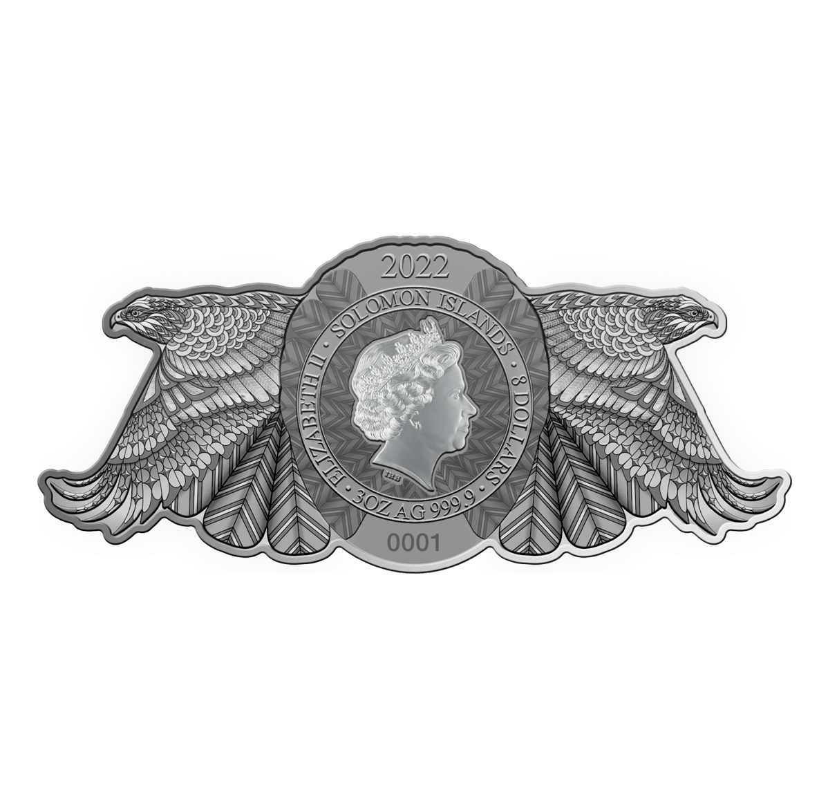 2022 $8 Fine Silver Coin - Shadow Hunters: Hawk | The Royal