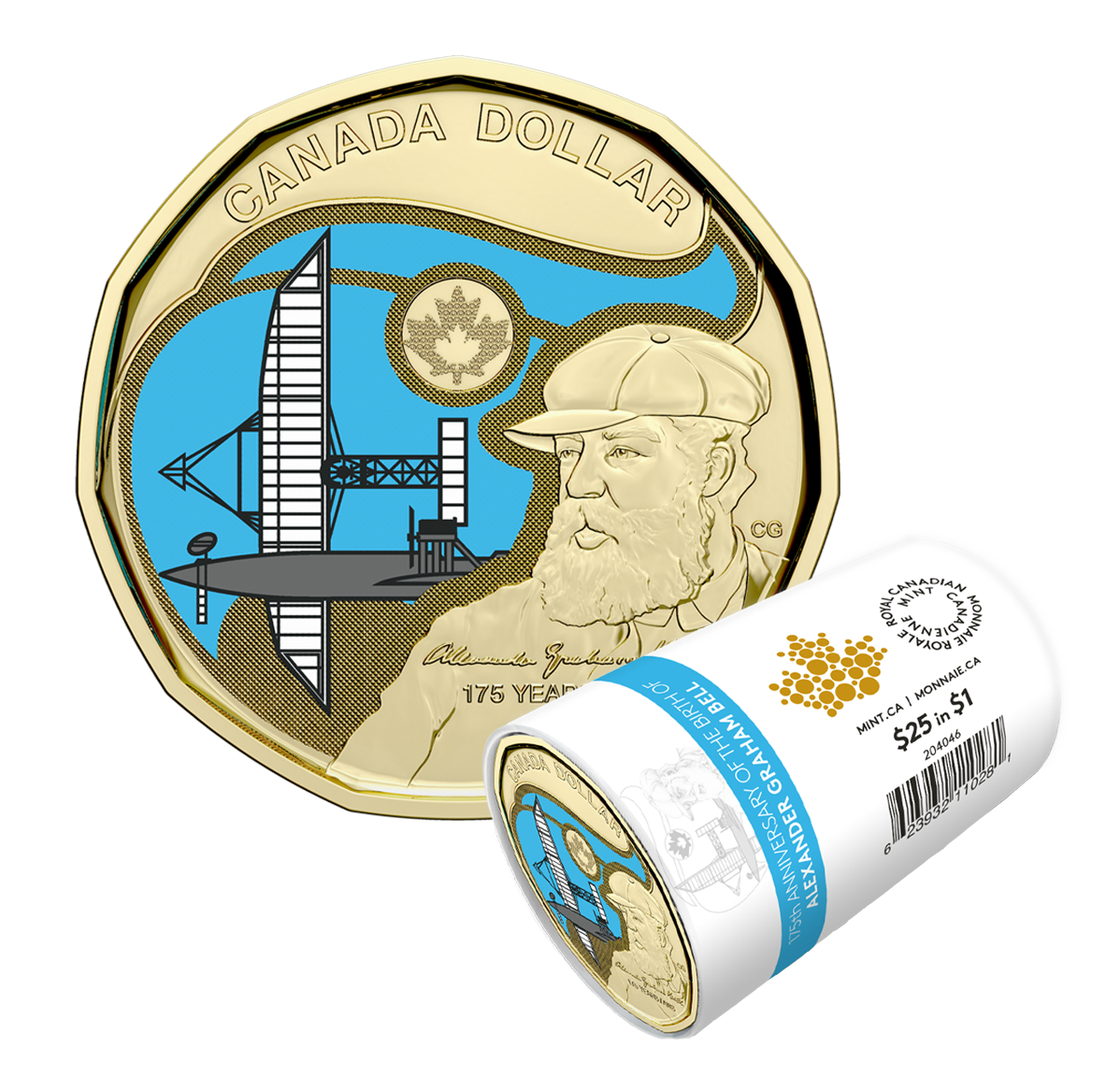 1 Special Wrap Roll Alexander Graham Bell The Royal Canadian Mint