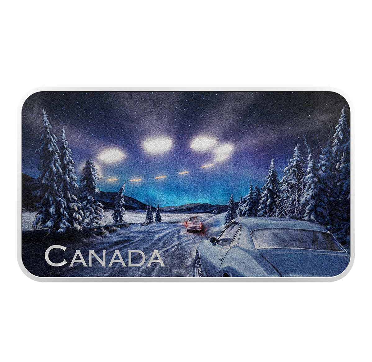 1 oz. Pure Silver GlowintheDark Coin Canada’s Unexplained