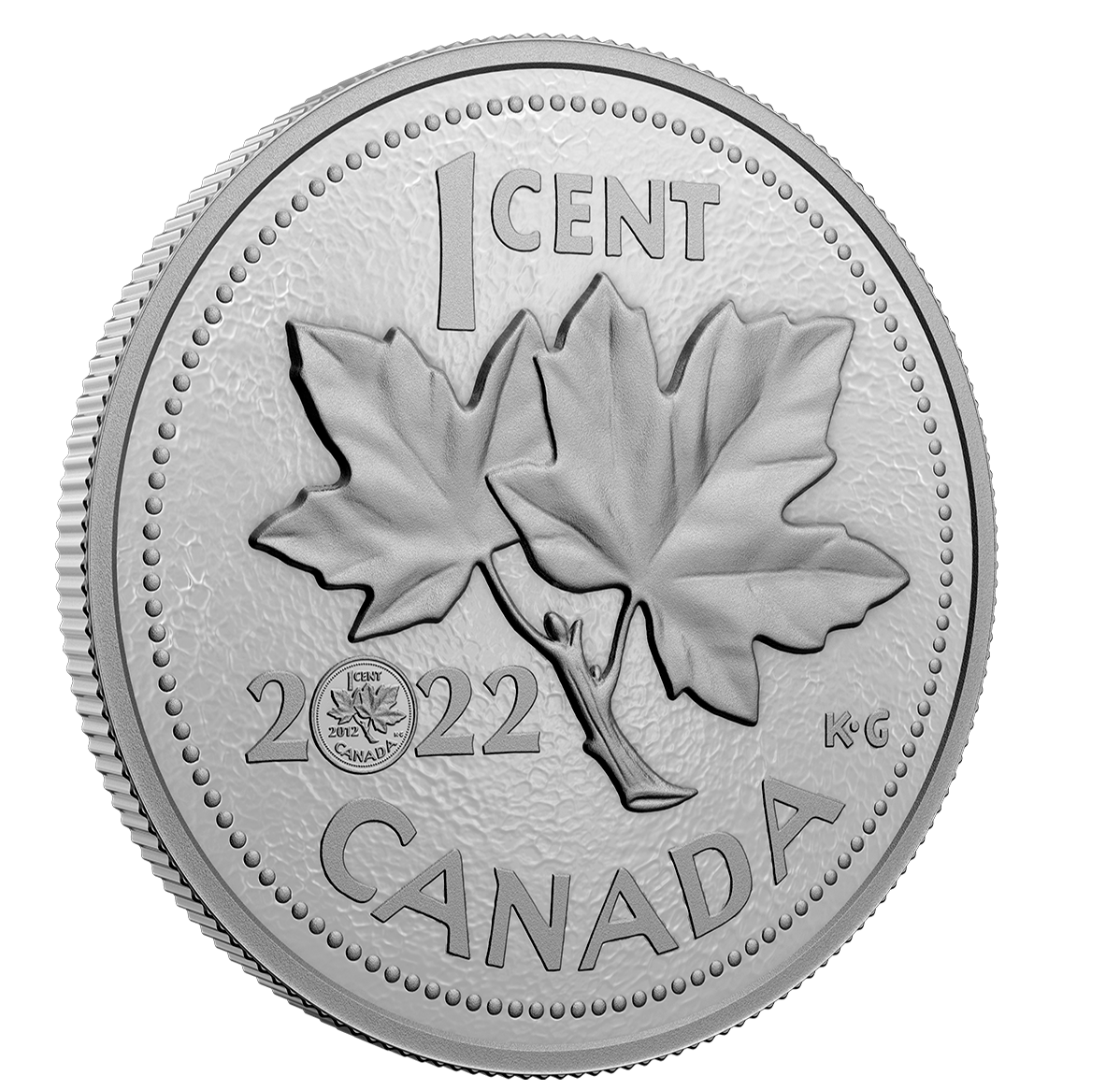 銀貨TheOfficialCoinoftheCANADIAN Mint 5 oz. Pure Silver Coin – 10th Anniversary of the Last Penny
