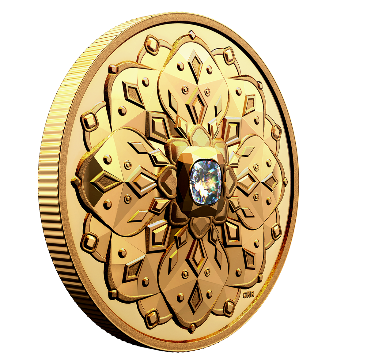 Ultra-High Relief 99.99% Pure Gold Coin – Purely Brilliant