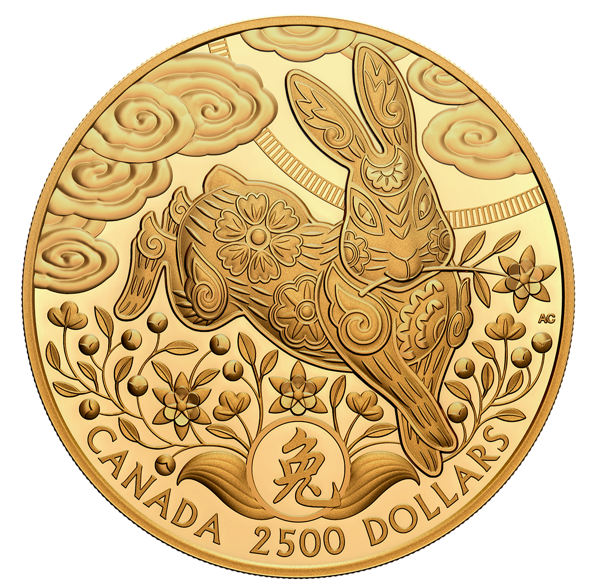 Kilo Pure Gold Coin – Lunar Year of the Rabbit | The Royal Canadian Mint