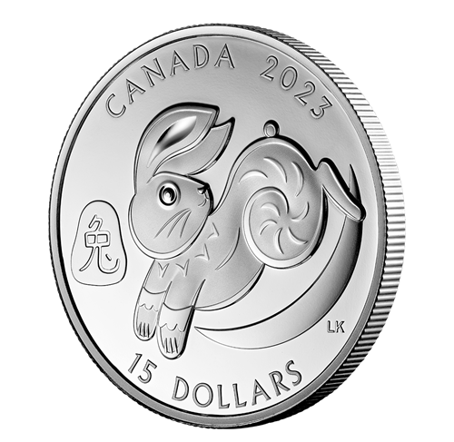 1 oz. Pure Silver Coin – Lunar Year of the Rabbit | The Royal