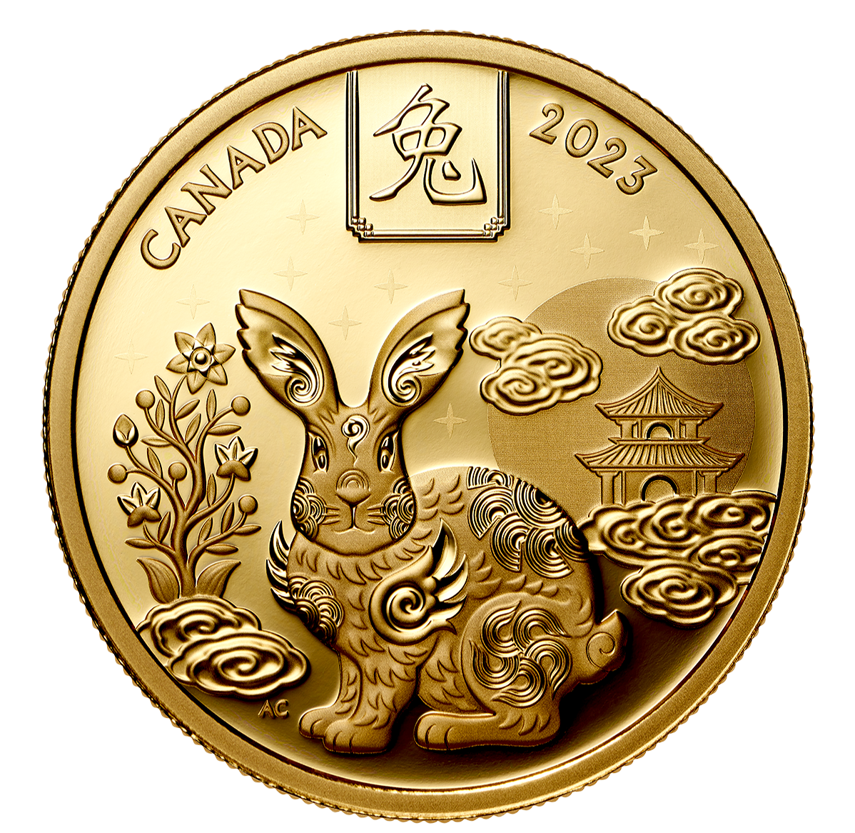 Reference image of Kilo Pure Gold Coin – Lunar Year of the Rabbit