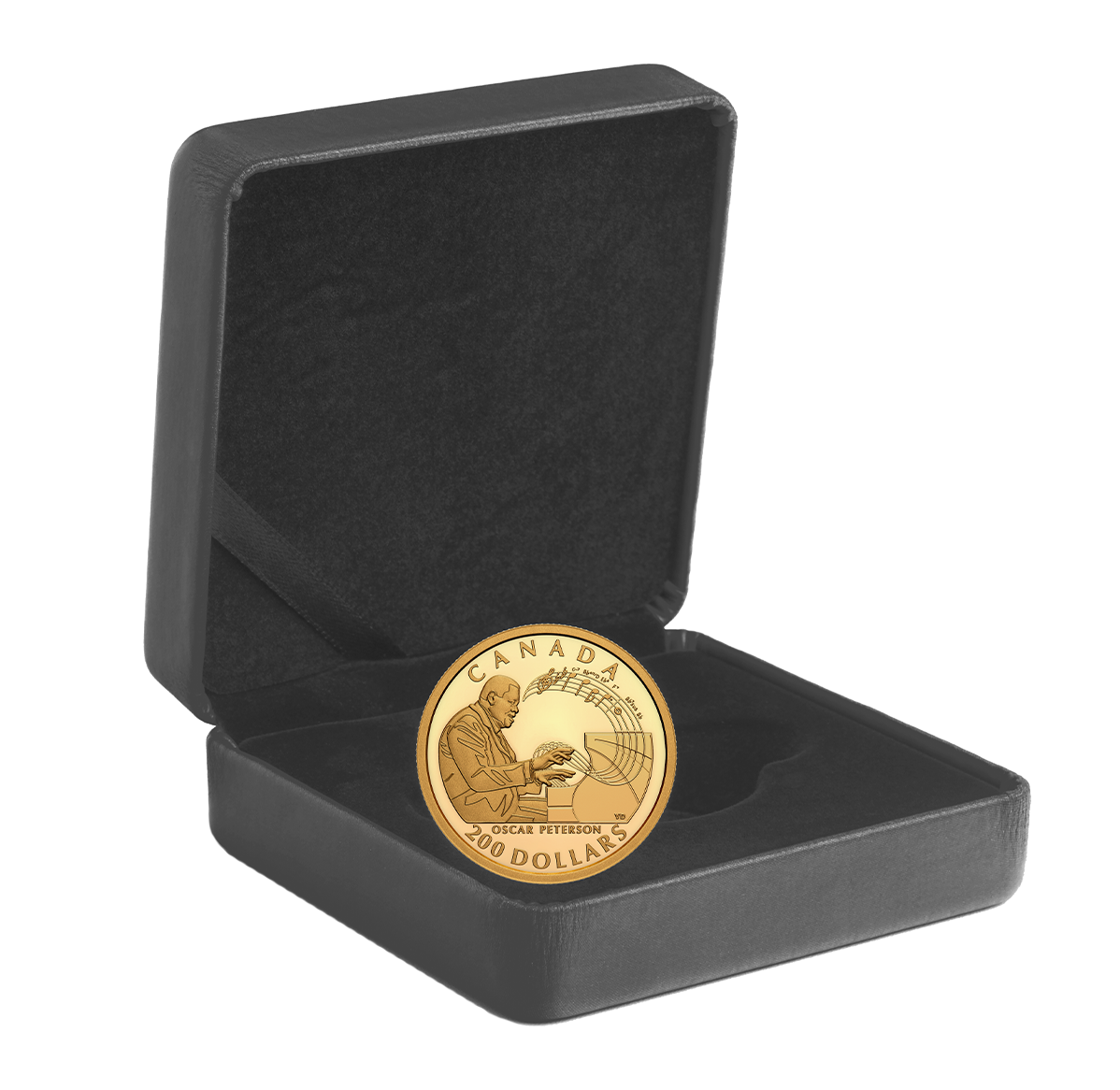 Pure Gold Coin Celebrating Oscar Peterson The Royal Canadian Mint