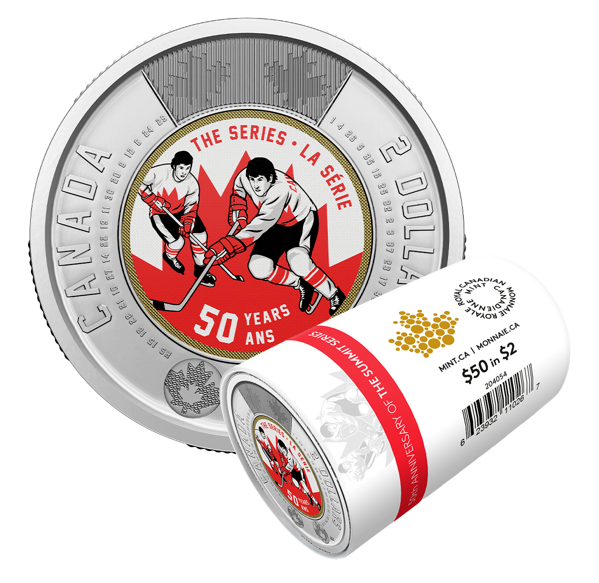 204054_hero-1198_en.png?hash=637999555920000000 2022 $2 50th Anniversary of the Summit Series Colourized Special Wrap Roll
