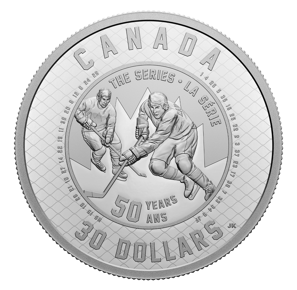 30 Fine Silver Coin 1972 Summit Series The Royal Canadian Mint