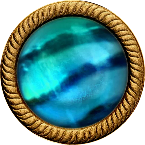Iridescent abalone shell