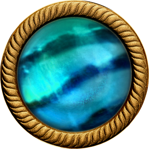 Iridescent abalone shell