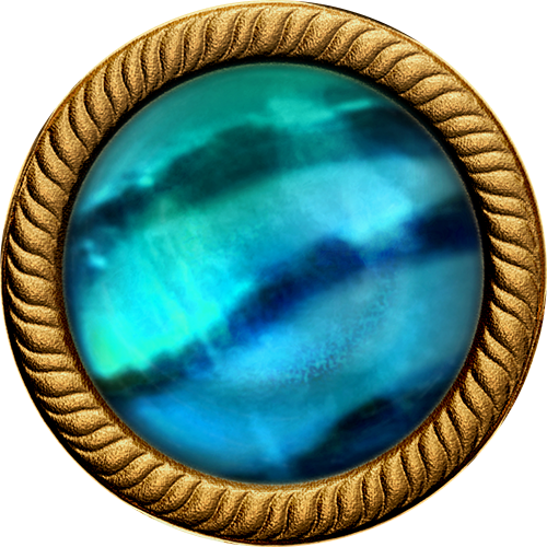 Iridescent abalone shell