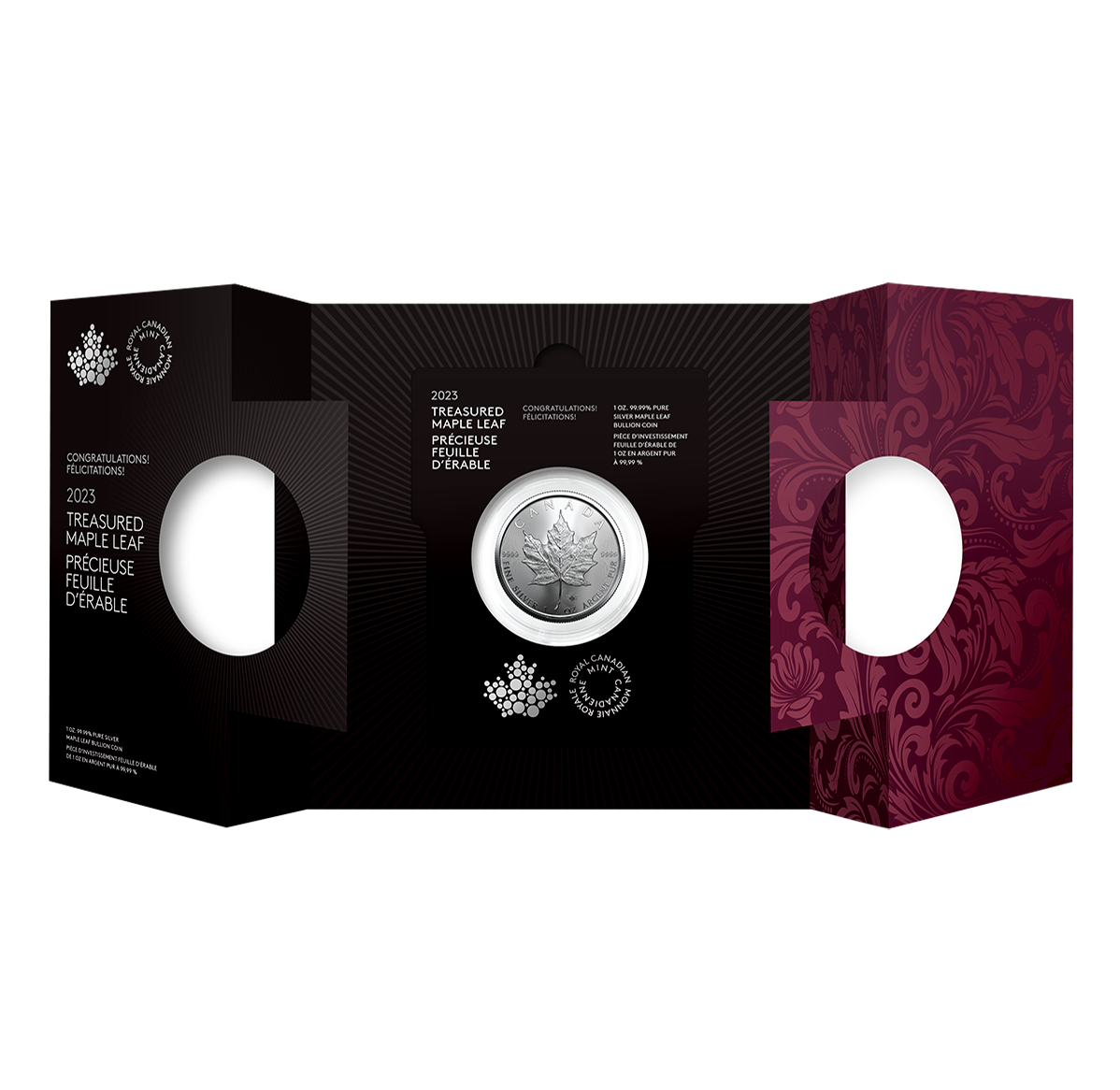 【限定レア】MONJU / 103LAB EP SAMPLE 1 oz. 99.99% Pure Silver Coin – Treasured Silver Maple Leaf