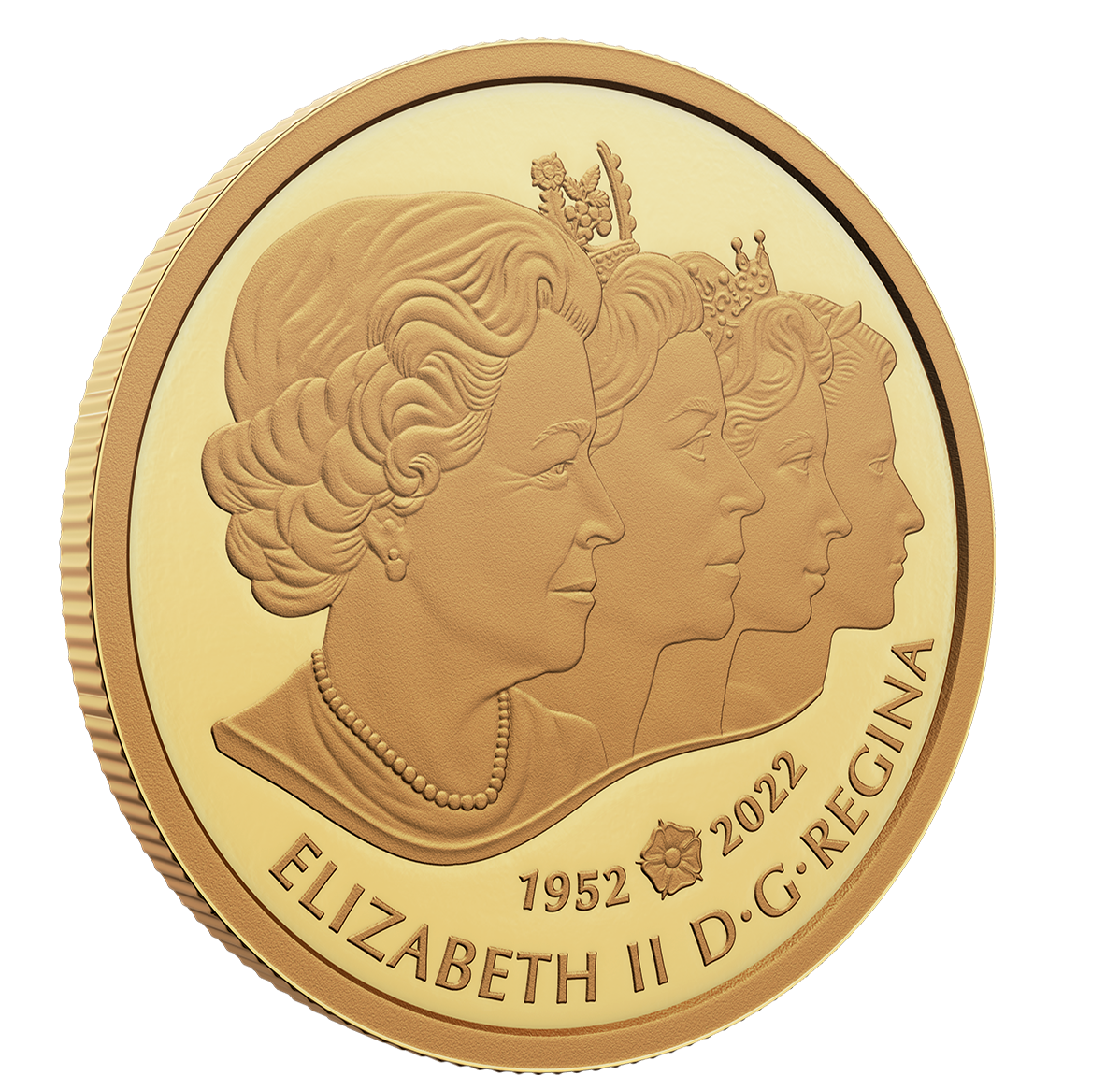 1 oz. Pure Gold Coin Queen Elizabeth II’s Royal Cypher The Royal Canadian Mint