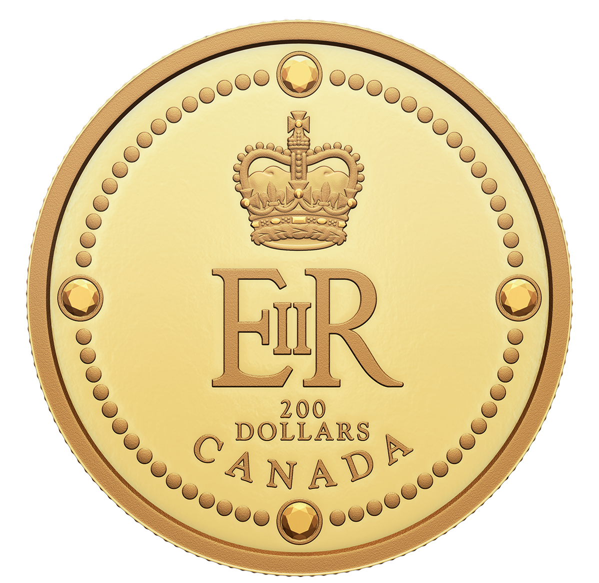 1 oz. Pure Gold Coin Queen Elizabeth II’s Royal Cypher The Royal