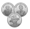 Fine Silver 3-Coin Set – A Tribute to an Extraordinary Life