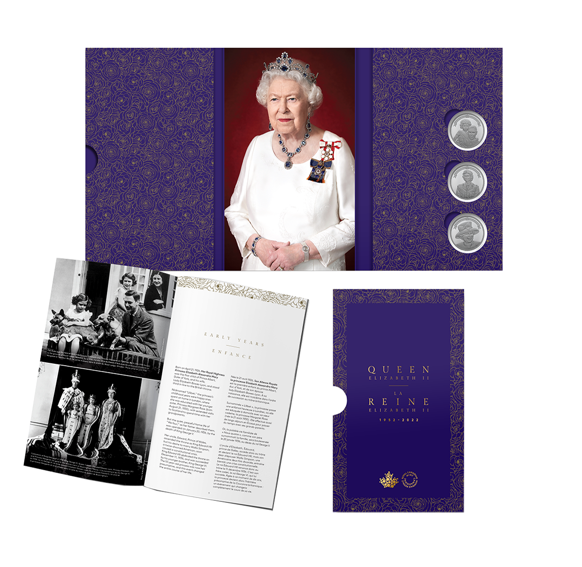 Fine Silver 3Coin Set A Tribute to an Extraordinary Life The Royal