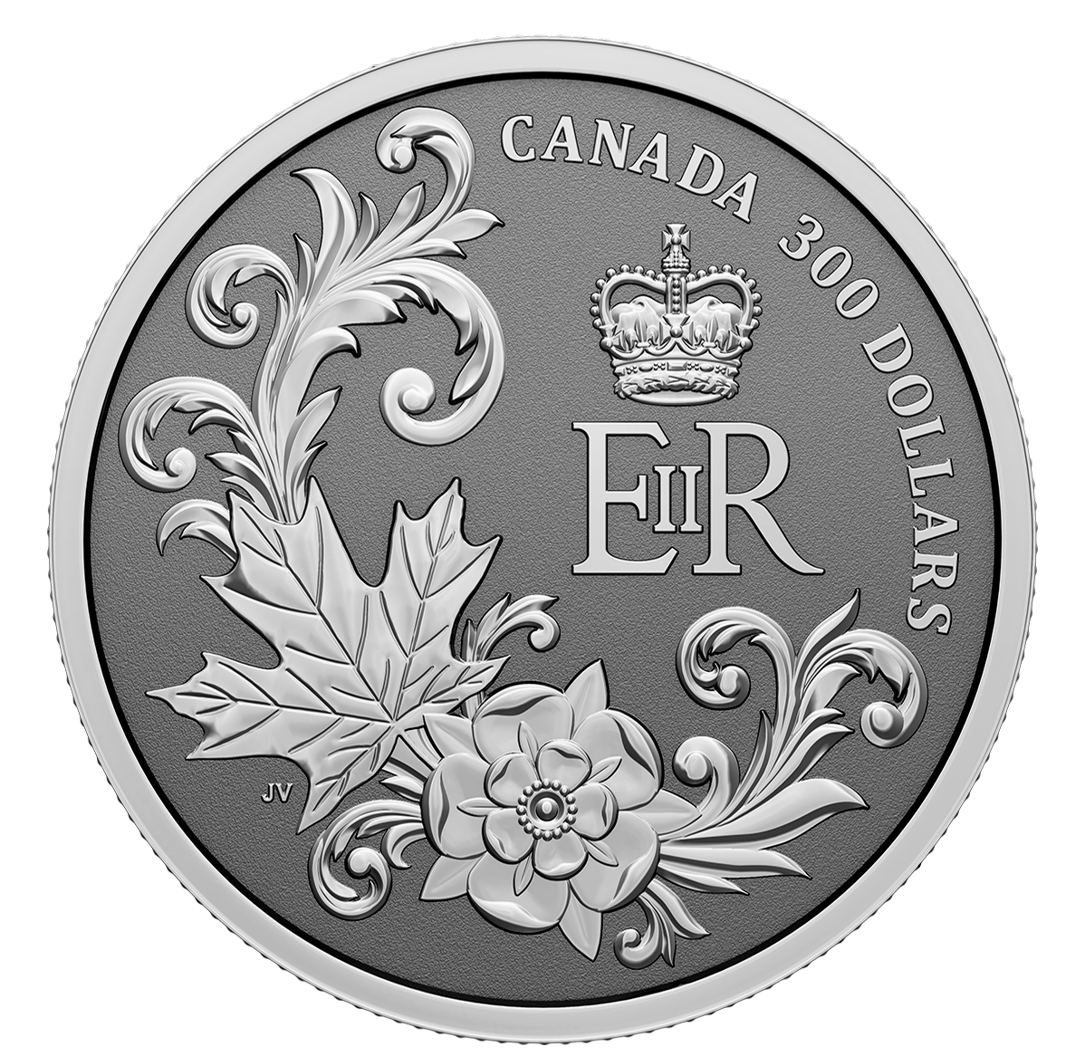 Pure Platinum Coin Queen Elizabeth II’s Royal Cypher The Royal Canadian Mint