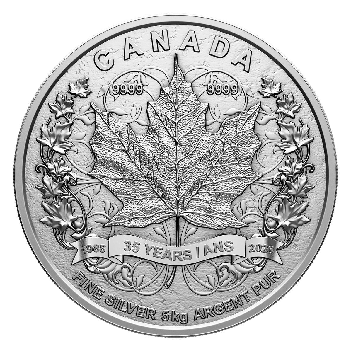 造幣局製 silver 盃 50g 35th Anniversary of the SML - 5 Kilo Pure Silver Coin | The