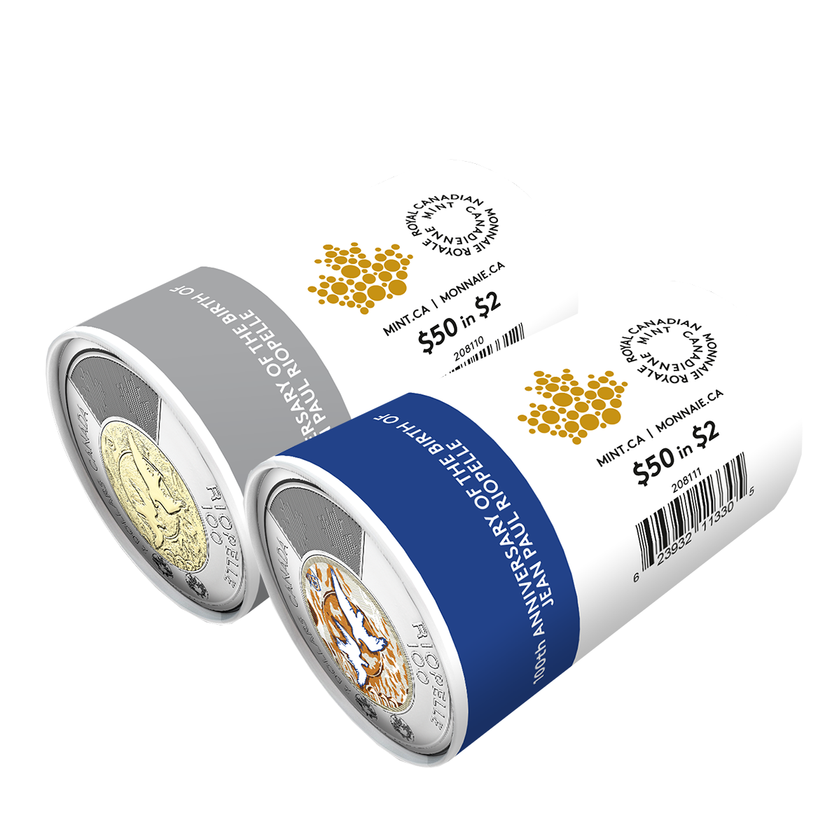 【２枚セット】NGC BU 2023 $2 カナダ トゥーニー ジャン ポール 2枚セット】NGC BU 2023 $2 カナダ トゥーニー ジャン ポール