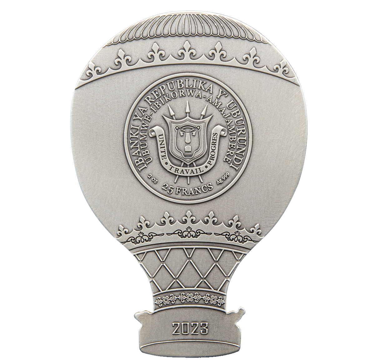 Hot Air Balloon - Fine Silver Coin