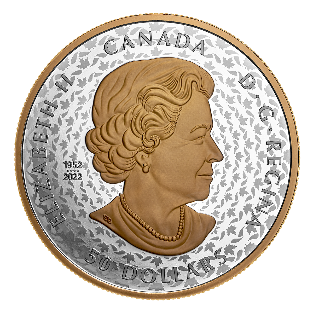 Peace Dollar - 5 oz. Yellow Gold Plated Pure Silver Coin | The