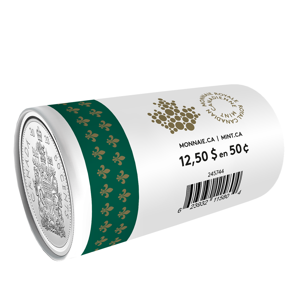 50-Cent Special Wrap Circulation Roll – His Majesty King Charles
