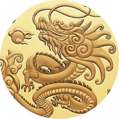 A golden dragon for 2023