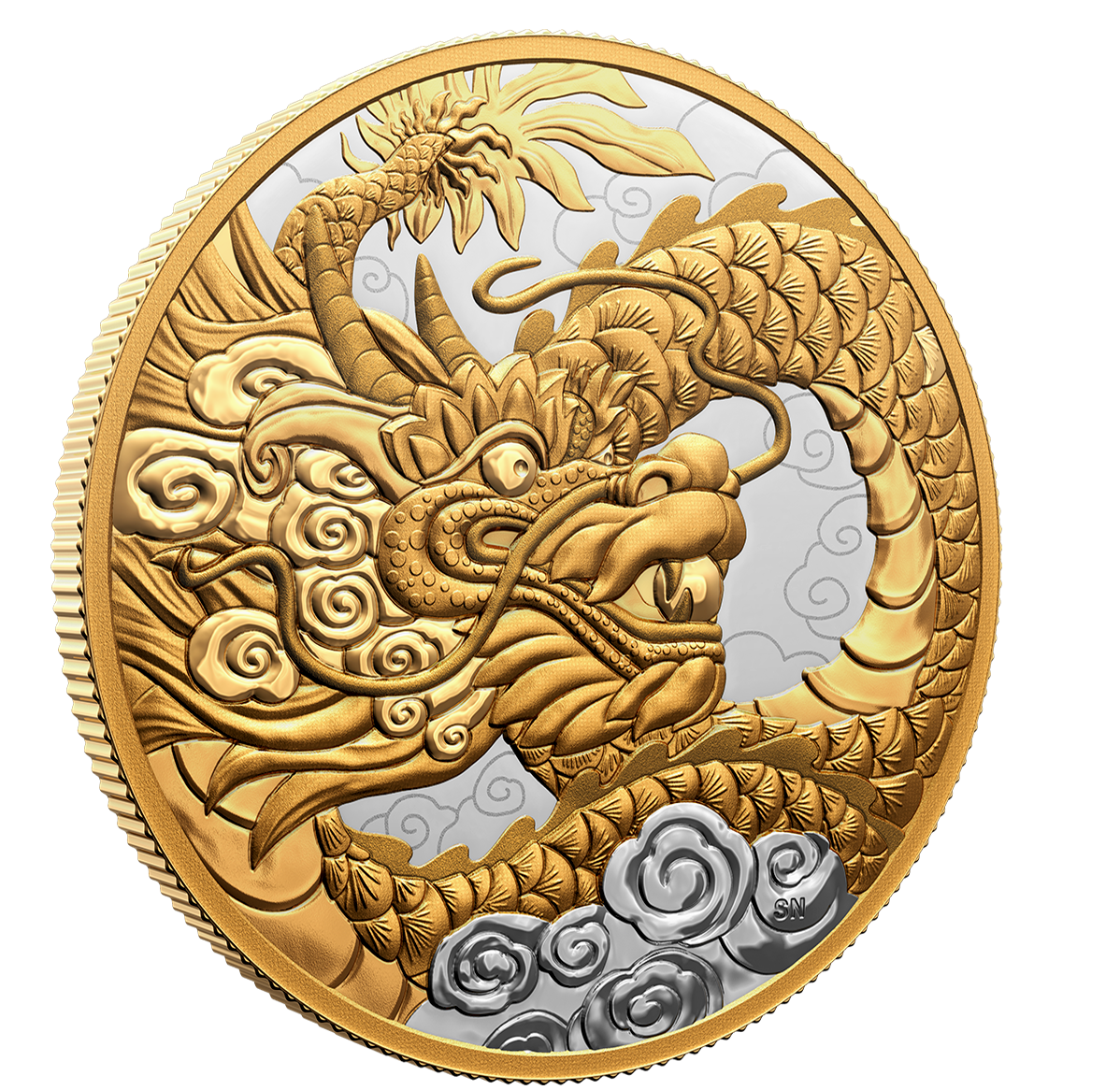 5 oz. Pure Silver Coin – Heavenly Dragon | The Royal Canadian Mint