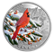 Pièce de 1 oz en argent pur – Oiseaux colorés : Cardinal rouge