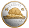 1947 Maple Leaf Mark - Five-Cent Fine Silver Coin