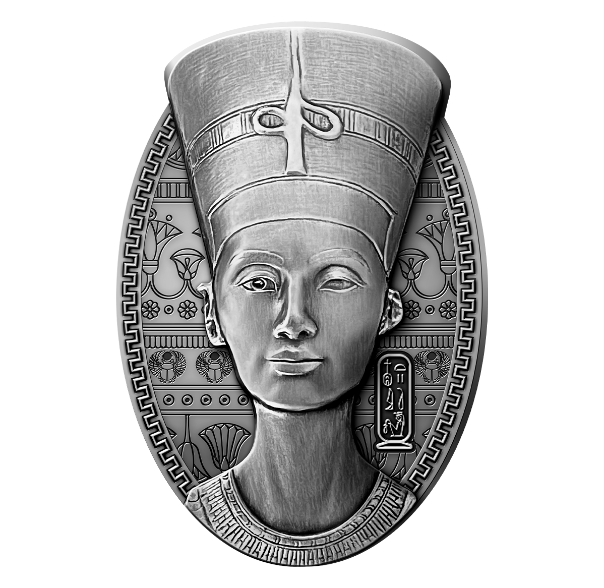 2023 200 Francs Fine Silver Coin - Nefertiti Bust | The