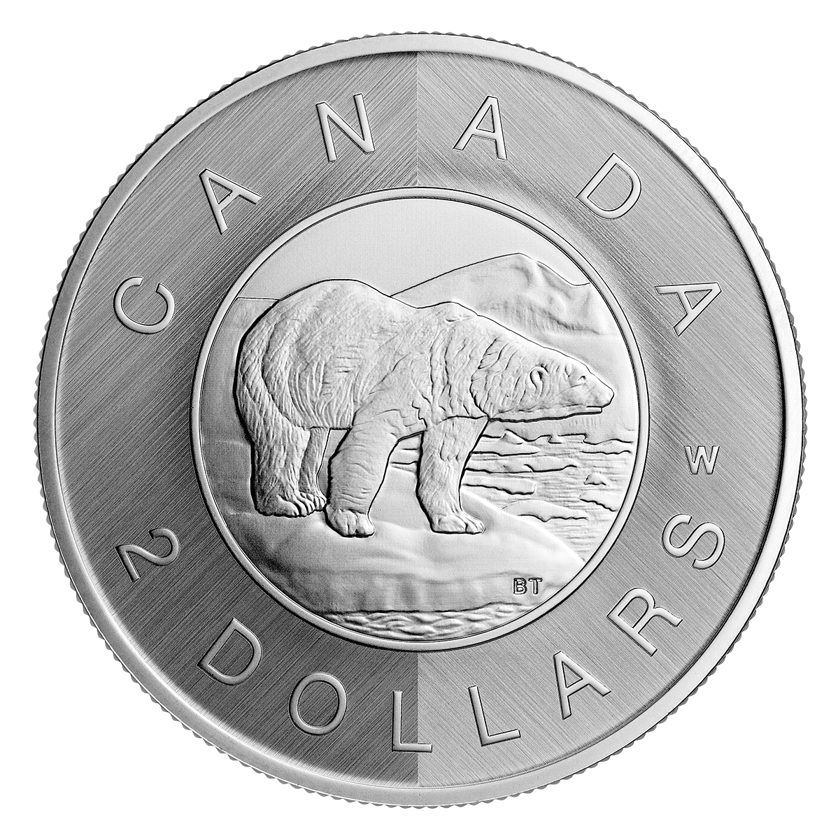 Tribute: W Mint Mark – Polar Bear - 1 oz. Pure Silver Coin (2023)