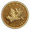 Pièce de 1/20 oz en or pur – L’éternelle feuille d’érable