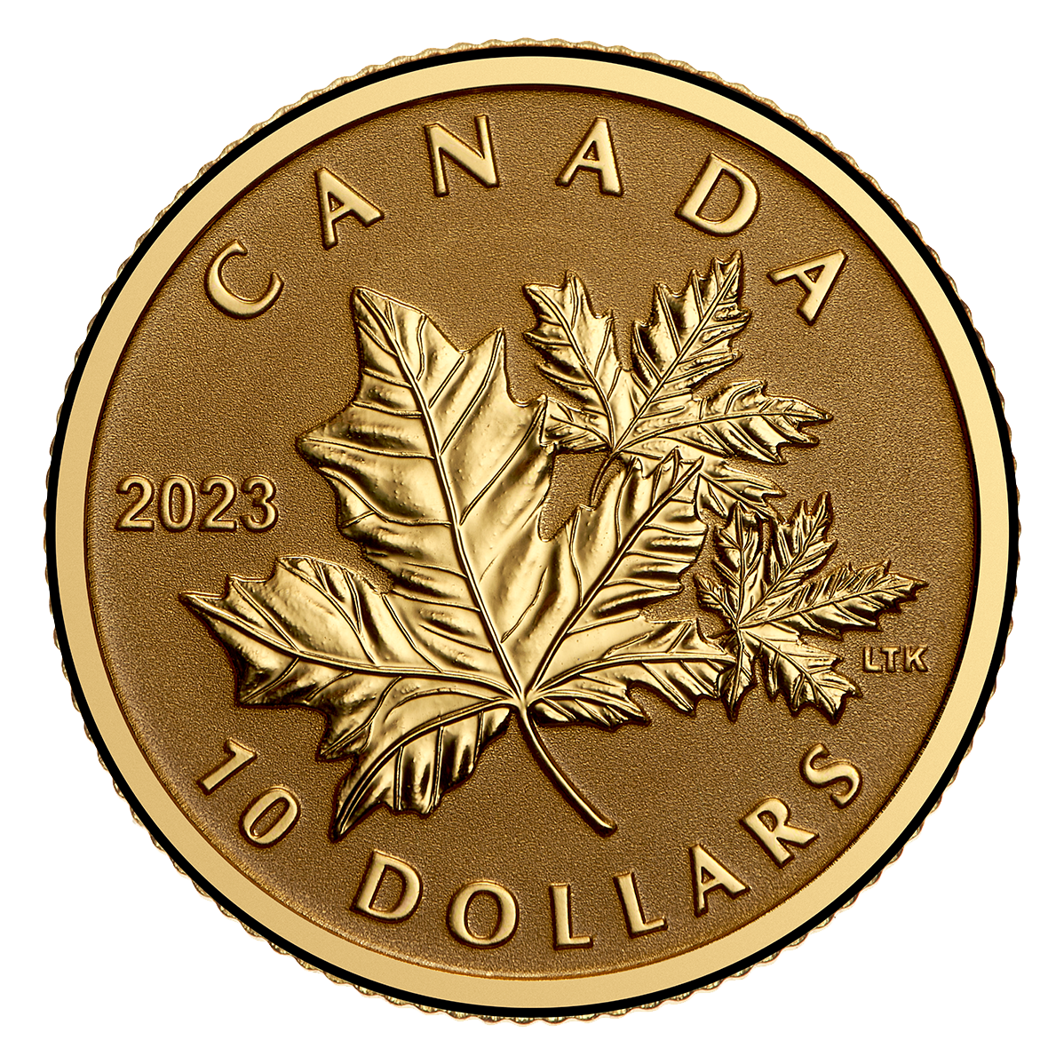  Canadian Mint メープルリーフ金貨 1/20 OZ Everlasting Maple Leaf - 1/20 oz. Pure Gold Coin | The Royal