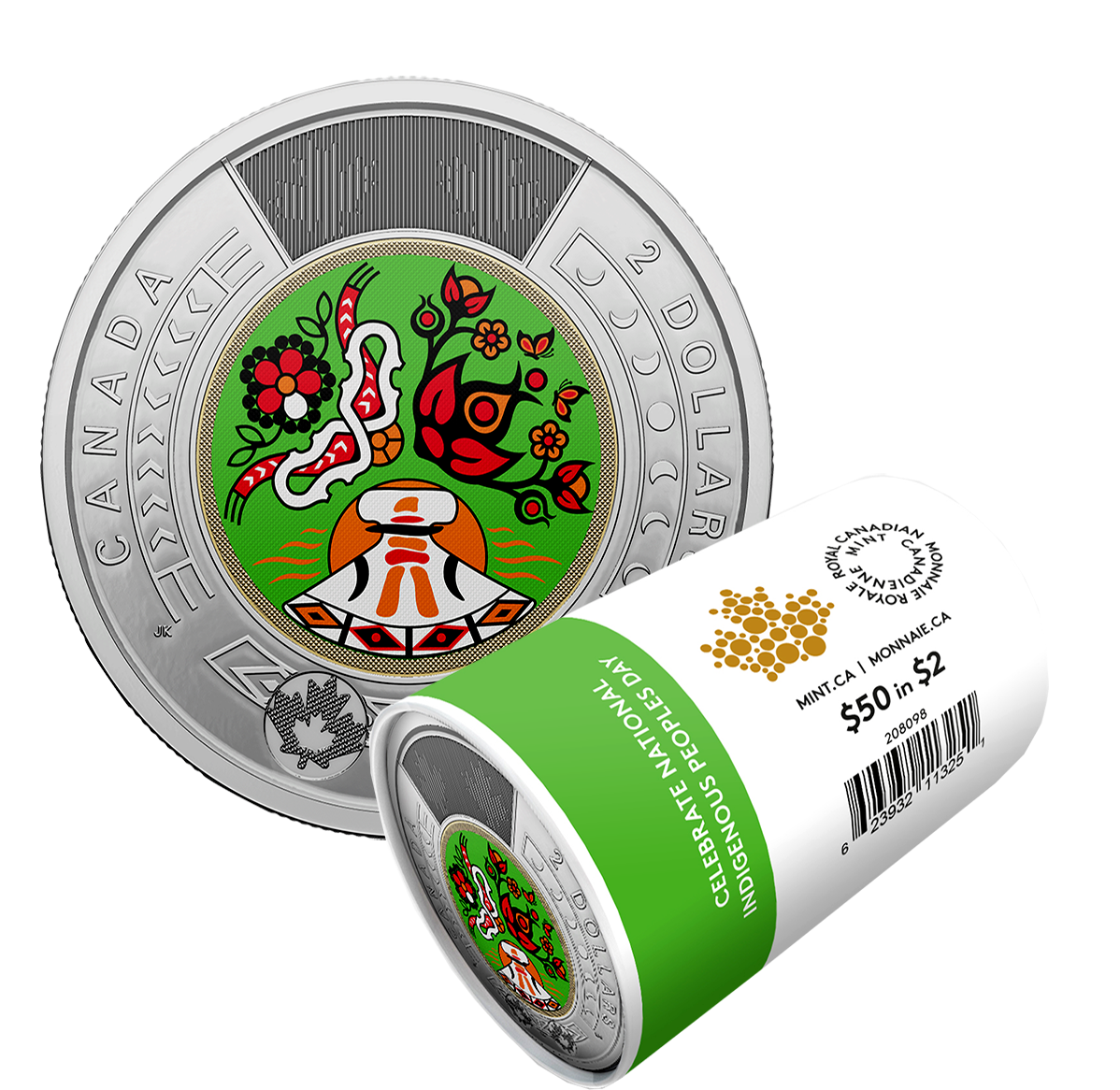 2023 $2 National Indigenous Peoples Day Colourized Special Wrap