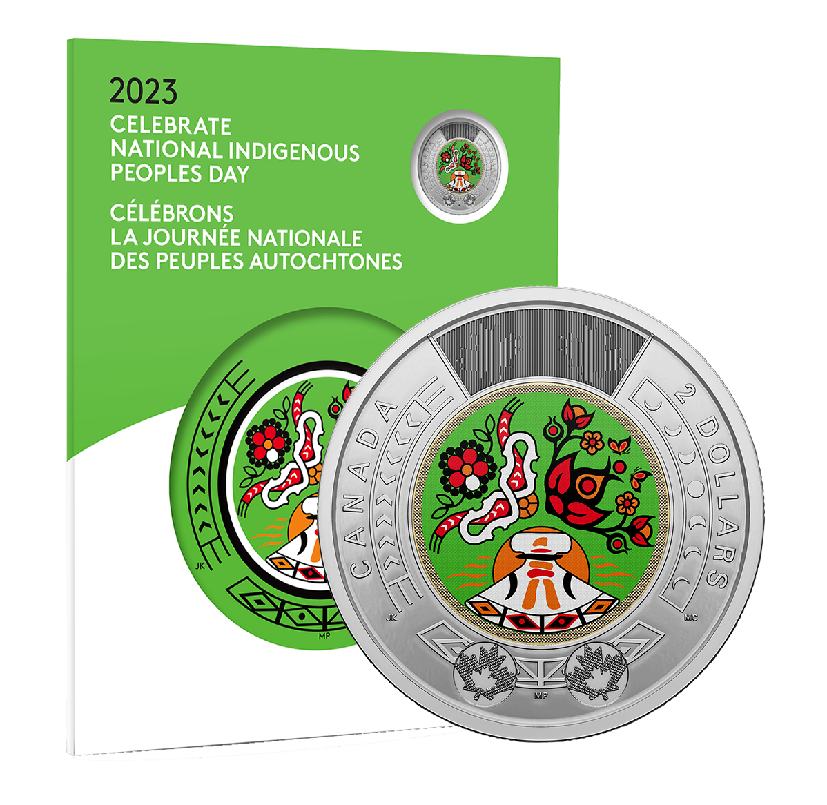 Carte de collection de pièces-souvenirs commémoratives 2023 – Célébrons la Journée nationale des peuples autochtones