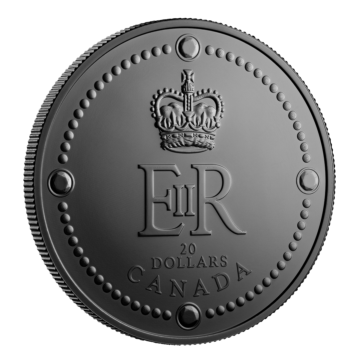 1 oz. Pure Silver Coin Queen Elizabeth II’s Royal Cypher The Royal Canadian Mint