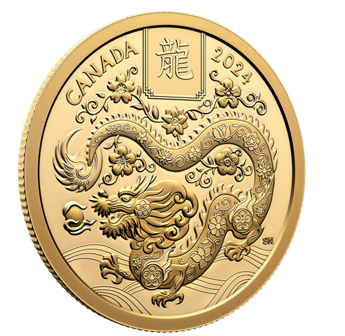 Pièce De Monnaie Du Dragon Chinois – Pièces Commémoratives De L'année Du  Dragon 2024, Pièce Commémorative