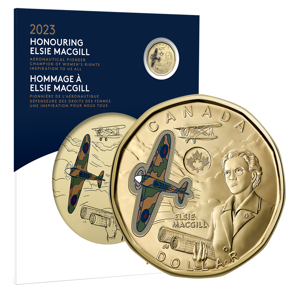 Carte de collection de pièces-souvenirs commémoratives 2023 – Hommage à Elsie MacGill