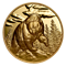 Great Hunters: Grizzly Bear - Pure Gold Ultra High Relief Coin