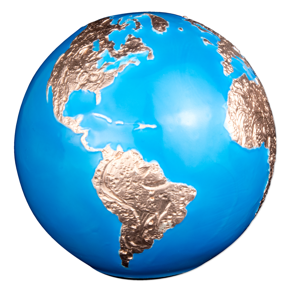 Blue Marble Glow in the Dark - Fine Silver Coin